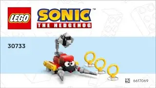 LEGO 30733 Instructions | Sonic the Hedgehog | Badnik: Skorp | Polybags | Classic Games