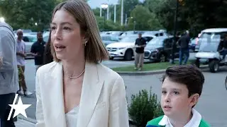 Jessica Biel & Son Silas&rsquo; RARE Public Outing