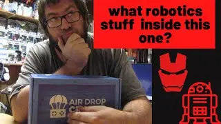 unboxing robtics crate from air drop crates