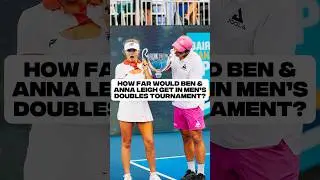 How far would Ben Johns & Anna Leigh Waters get in men&rsquo;s doubles tournament? 🍿