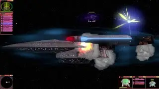Korolev Class vs Kessok Light Cruiser | SuperMod3 | Star Trek Bridge Commander