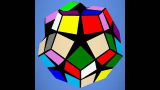 2x2 Dodecahedron scramble #rubikscube #solve #algorithm