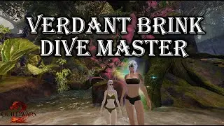 Verdant Brink: Dive master achievement (with basic gliding) - gw2
