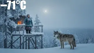 Survival EXPERT Builds Treehouse at -71&deg;C and Saves Starving Wolf