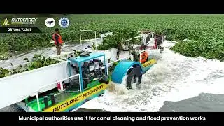 Aquatic Weed Harvester for Water Body Restoration | Rudra AquaUltra