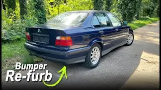 BMW E36 Restoration - Refurbing the Rear Bumper & Fitting the Tank - Part 9