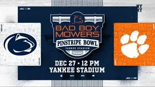 2025 Pinstripe Bowl Full Game | Penn State vs Clemson | 12-27-2025