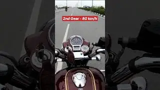 2023 Royal Enfield Bullet 350 Gear Challenge 🔥 #shorts #bullet350