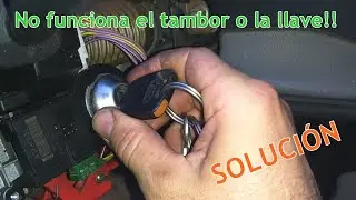 Llave o tambor de arranque no funciona - Solución - Ford Escort '99 full Rural
