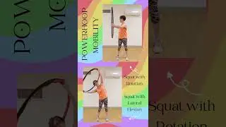Two ideas for training your mobility with your Powerhoop. #mobilitymonday