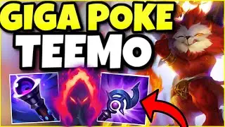 (NEW BUILD) THIS GIGA POKE TEEMO SUPPORT DEVASTATES THE ENEMY!  ONE Q = THEIR WHOLE HEALTHBAR?!