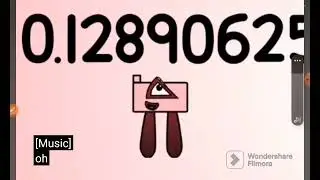 numberblocks band 256ths up to 0.25 part 1