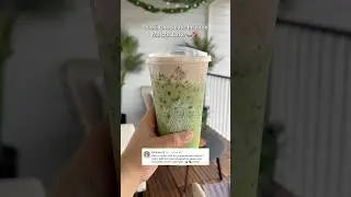 Dubai-Chocolate Inspired Matcha Latte From Starbucks! #starbucksrecipes #dubaichocolate