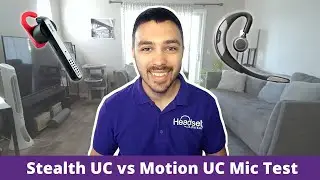 Jabra Motion UC Vs Stealth UC MIC TEST!