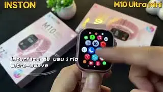 Rel&oacute;gio Inteligente Smartwatch M10 ULTRA MINI