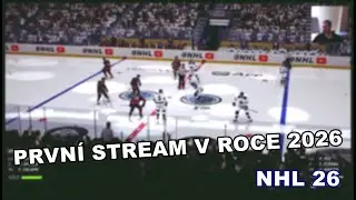 PRVN&Iacute; NHL STREAM V ROCE 2026 |HYPE 1100 ODBĚRATELŮ |PS5