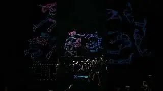 Step into the future of entertainment with our breathtaking Drone Show.#drone #droneshow #dronelight