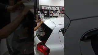 spoiler installed in celerio #caraccesories #youtubeshorts