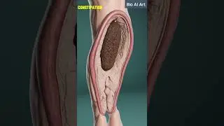 Slow Motion Constipated Stool Exit &ndash; Human Anatomy | 83