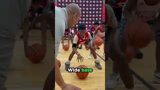 Future Star? 🔥 Young Guard Shows Off Handles at Hawks Clinic 🏀 #truetoatlanta #jrnba