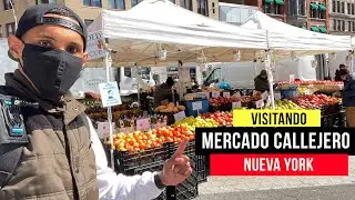 Asi es un MERCADO CALLEJERO en NUEVA YORK