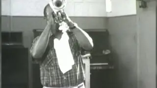 Rare Film Of Louis Armstrong In Recording Studio