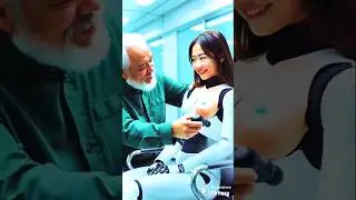 The Owner Gently Cleaned The Robot Girl's Chest Panel | #Robot #机器人