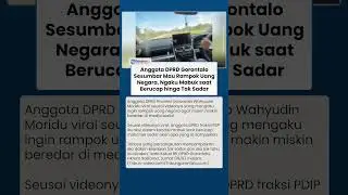 Viral Video Anggota DPRD Gorontalo Sesumbar Ingin Rampok Uang Negara, Ngaku Mabuk hingga Tak Sadar