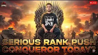 HITTING CONQUEROR TODAY? CONQUEROR RANK PUSH LIVE WITH HYDRA SQUAD