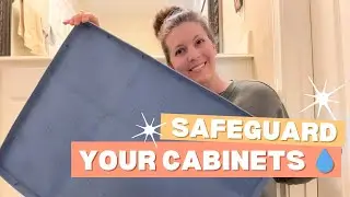 Easy water leak safeguard under all cabinets