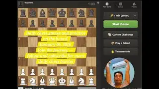 Game 144 of the Chess Hustle &mdash; the daily grind continues ♟️ #chess #chessgame #chessmaster
