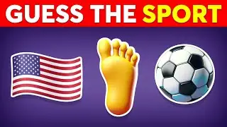 Guess the Sport by Emoji ⚽🏀🏈 Monkey Quiz