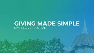 SimpleGive Tutorial | Pacific Baptist
