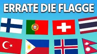 Schaffst du es, alle 50 Flaggen zu erraten? 🚩 | Fragenflash