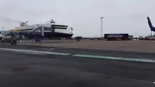 M/S SuperSpeed 1 arrives Hirtshals Timelapse