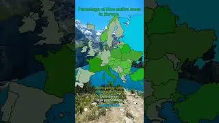 Percentage of Non-native trees in Europe