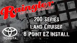 Land Cruiser 200 Series - 8 Point EZ Install Rear Barrier Net