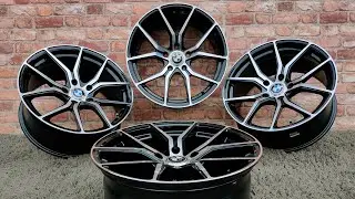 Wrath WF7 BP Black polished 5x120 9j ET40 nowe felgi BMW 18