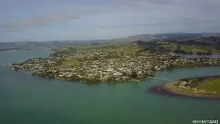 【 Drone】Surf town Raglan in New Zealand