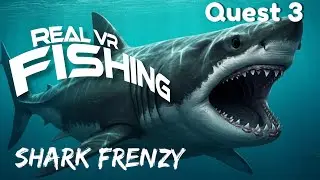 Are they getting bigger? - Shark Frenzy Event - Real VR Fishing - Meta Quest 3