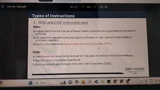 COA &bull; Types of Instructions - RTN, Assembly Language, RISC and CISC