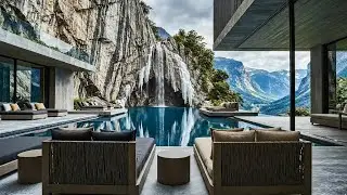 Luxury Nature Jazz 🌊 Modern Villa Ambience for Deep Relaxation & Focus