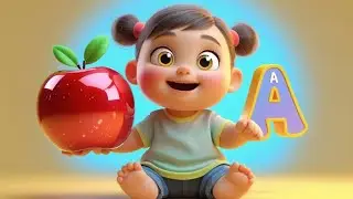 A Is for Apple 🍎 | ABC Phonics Song for Kids | Learn Letters & Sounds