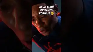 SPIDERMAN teaches AN IMPORTANT LIFE LESSON 😥 #spiderman2 #spiderman #milesmorales