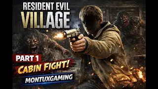 Resident Evil Village Part 1 | First Lycan Cabin Fight Gameplay | MontuXgaming