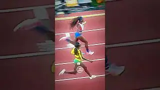 USA vs JAMAICA - The Craziest Race in Olympic History 😱#trackandfield #olympics