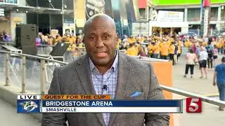 Fans pack the Preds Plaza Party