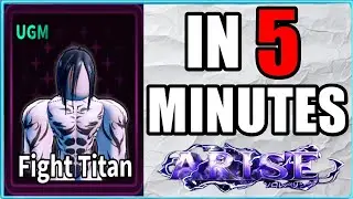 How To Get UGM Rank Fight Titan In Arise Crossover Roblox
