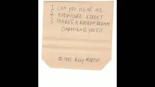 Impatient Youth- 3 song Demo 1981 Vallejo California Punk (Impatient) xfer from Master Demo tape