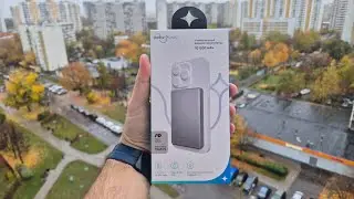 Power Bank  Stellarway MagSafe 10000 mah. Для Samsung galaxy s25 & Apple iPhone 17. Распаковка.
